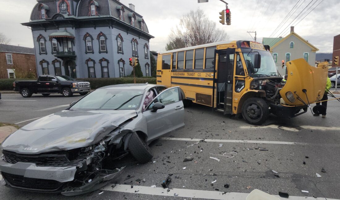 No injuries in Thursday morning school bus accident | News, Sports ...